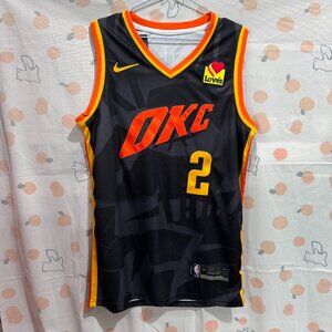 Shai Gilgeous Alexander OKC Thunder Jersey Black